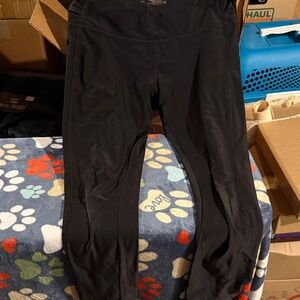 Avia Jet Black Performance Leggings